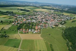 Luftaufnahme des Ortsteils Laufdorf