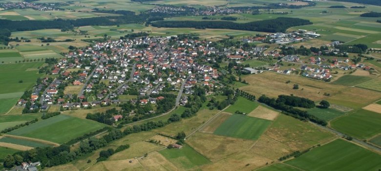Luftaufnahme des Ortsteils Schwalbach